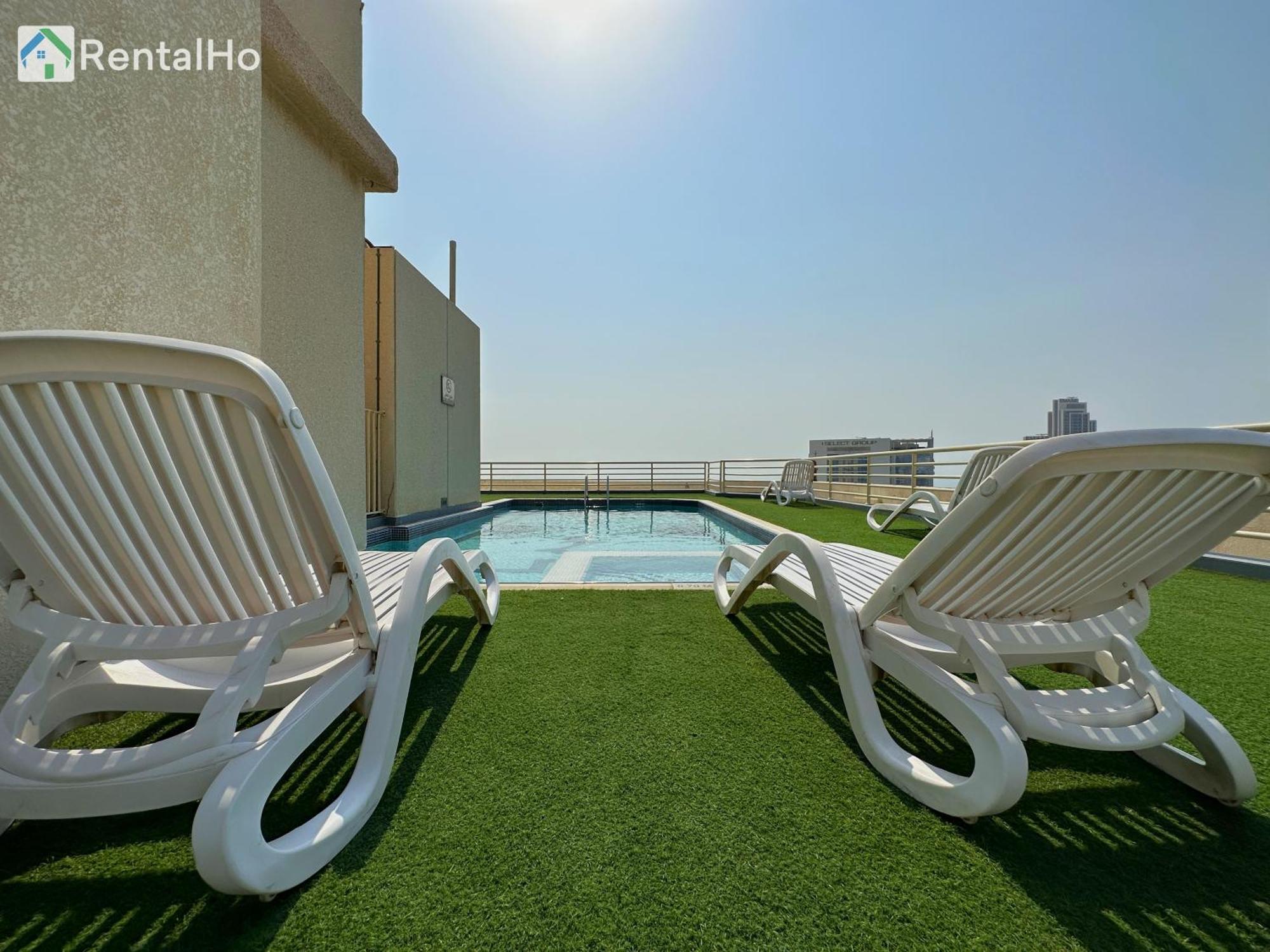 Appartamento Quiet With Balcony And Roof Pool In Marina Dubai